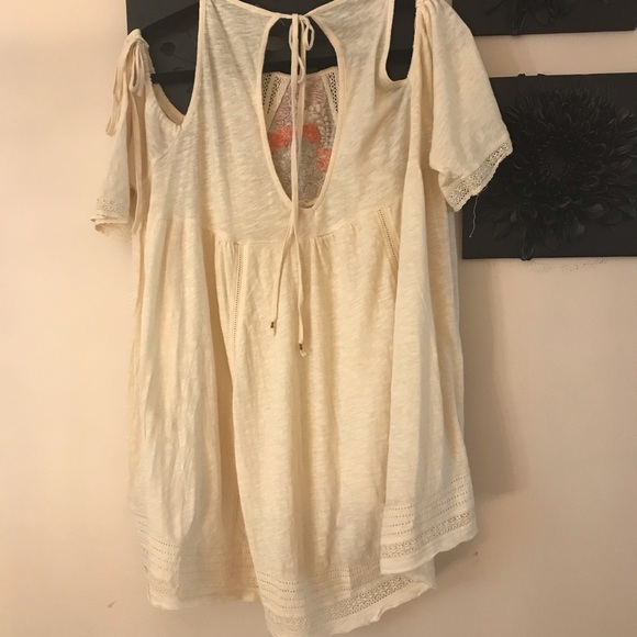 Free People Beaded cold shoulder top - Picture 5 of 5